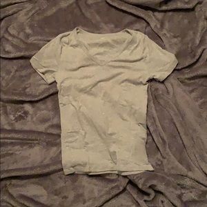 Gap child’s large V-neck gray T-shirt